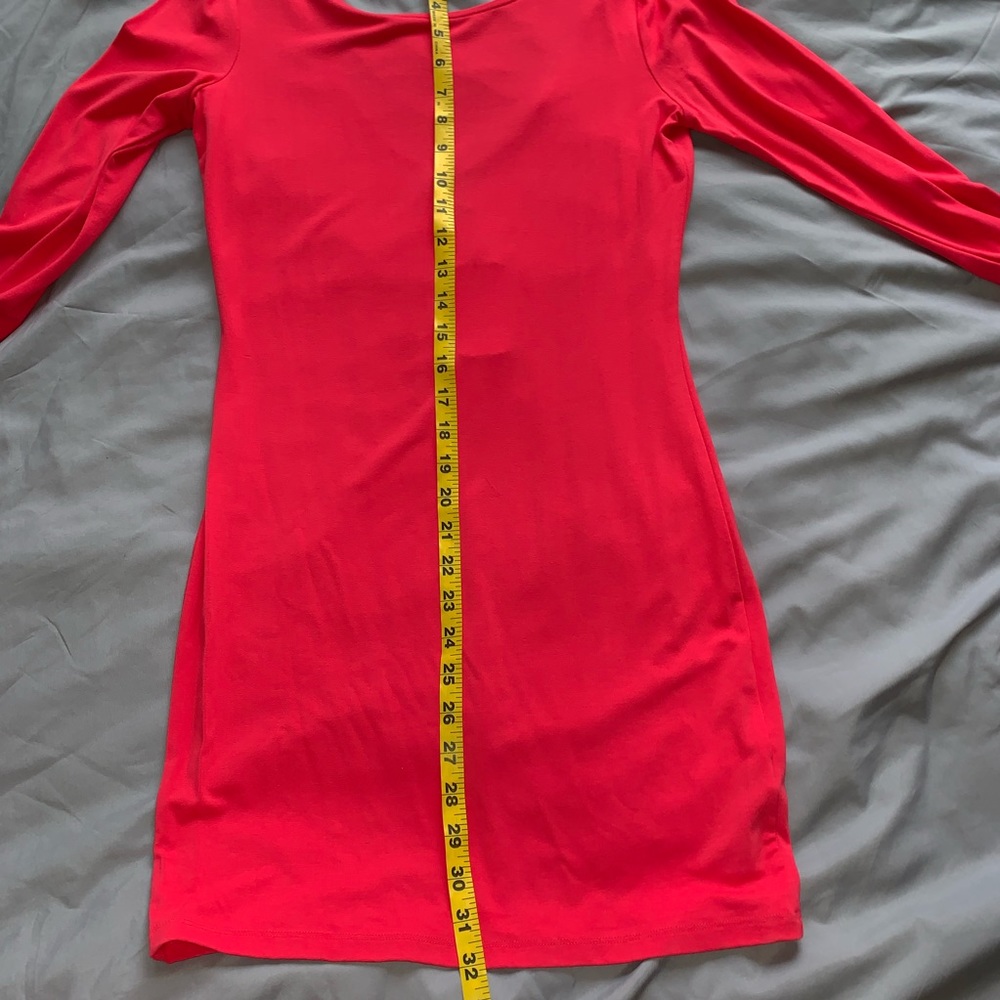 A cute pink long sleeve dress